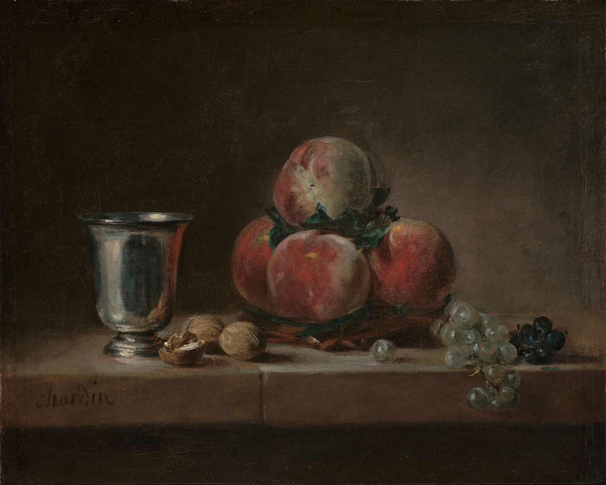 Chardin — Still Life with Peaches
