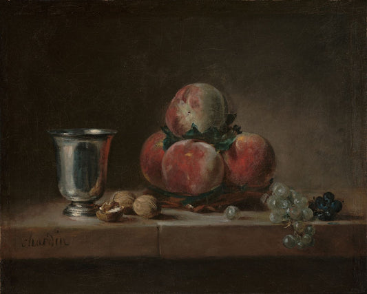Chardin — Still Life with Peaches