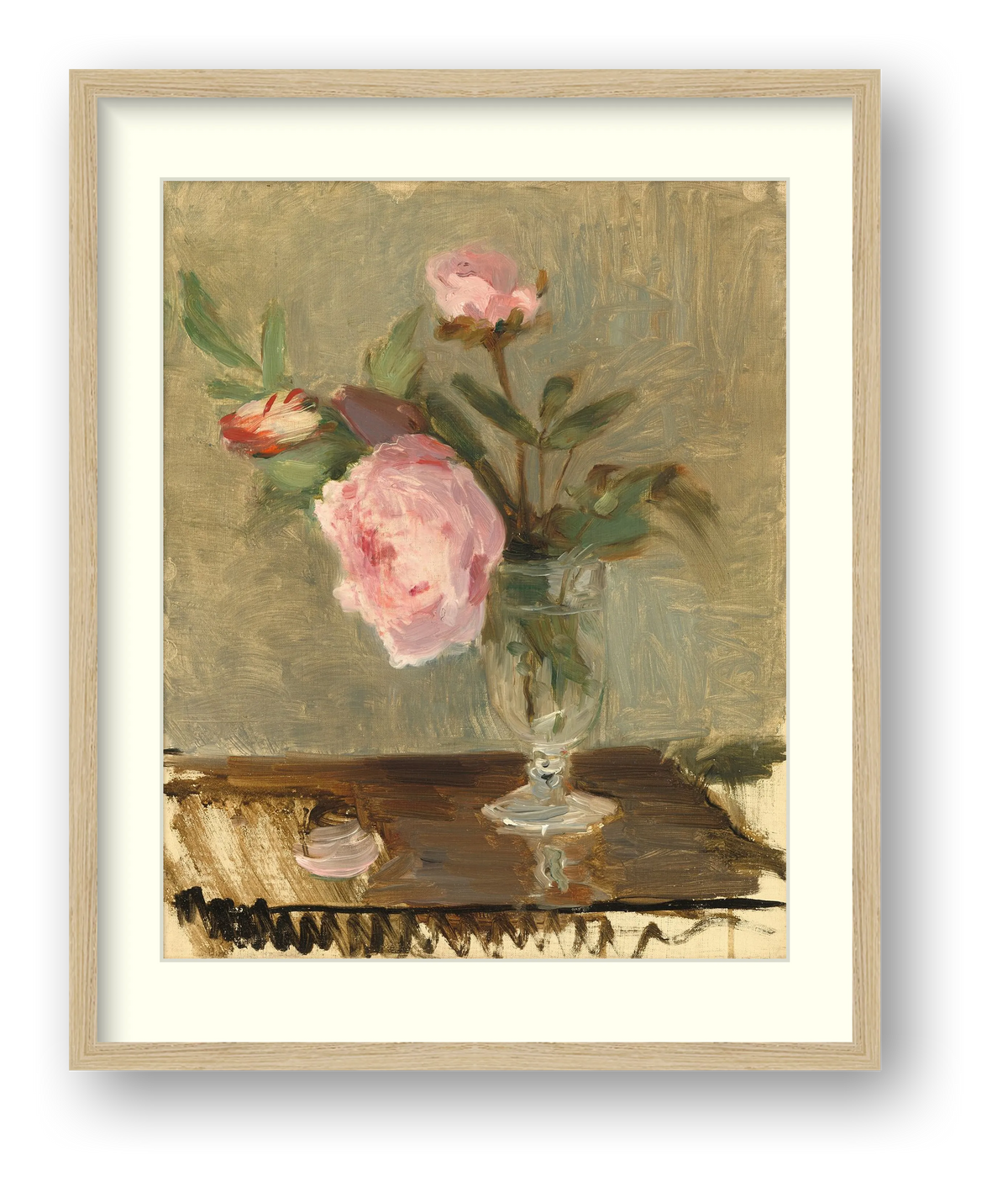 Morisot — Peonies — framed