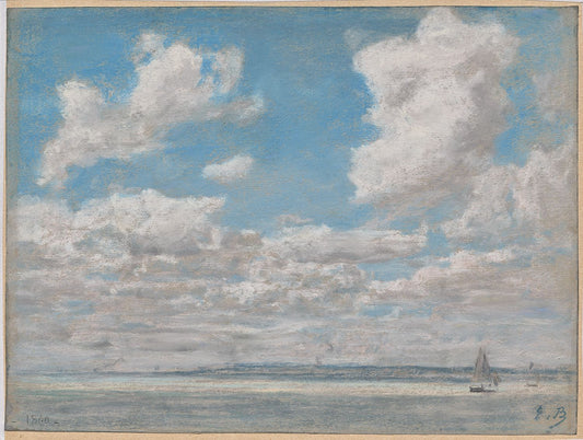 Boudin — Seascape with Open Sky