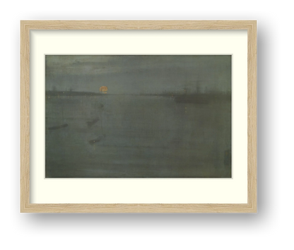 Whistler — Nocturne: Southampton Water — framed