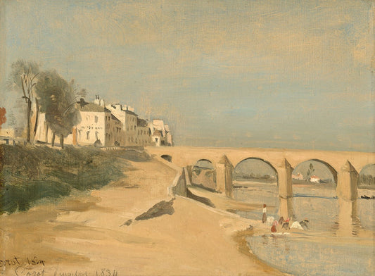 Corot — Bridge on the Saône River at Mâcon